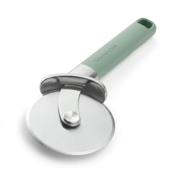 KitchenAid Classic Pizza Cutter Wheel – Stainless Steel Pizza Slicer with Finger Guard & Ergonomic Handle
