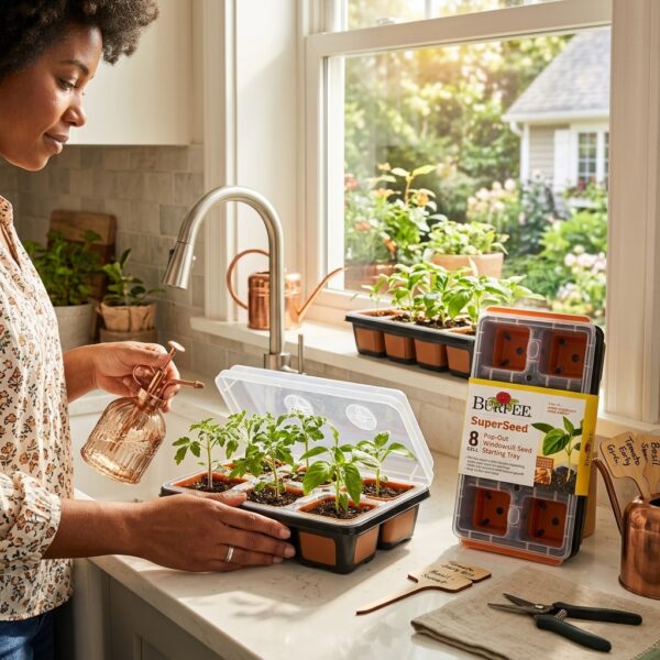 Burpee SuperSeed™ 8-Cell Pop-Out Windowsill Seed Starting Tray