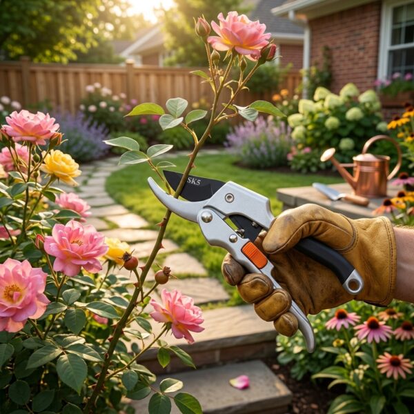 Professional SK5 Garden Pruning Shears – Heavy Duty Bypass Pruner with Safety Lock